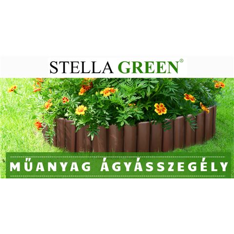 STELLA GREEN PA 22 BOX A antracit színű dobozos ágyásszegély
